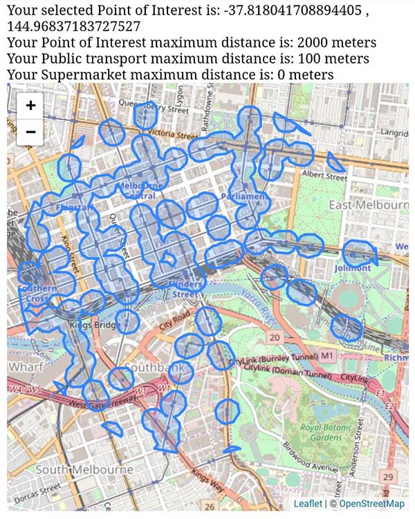 The Pre-Alpha version of Moving Map